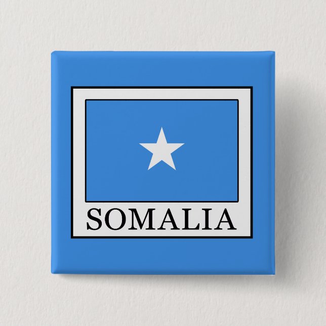 Somalia 15 Cm Square Badge (Front)