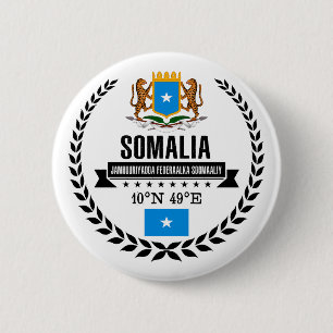 Somalia 6 Cm Round Badge