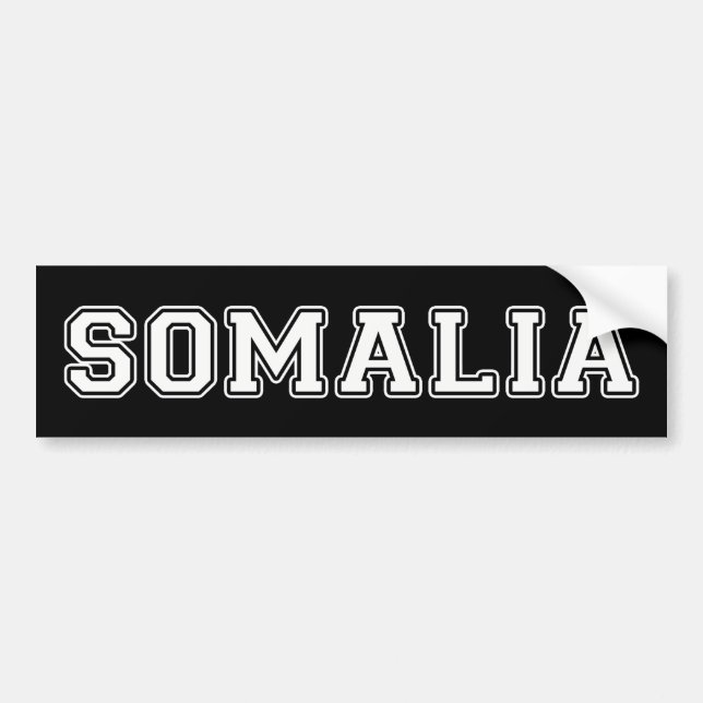Somalia Bumper Sticker (Front)