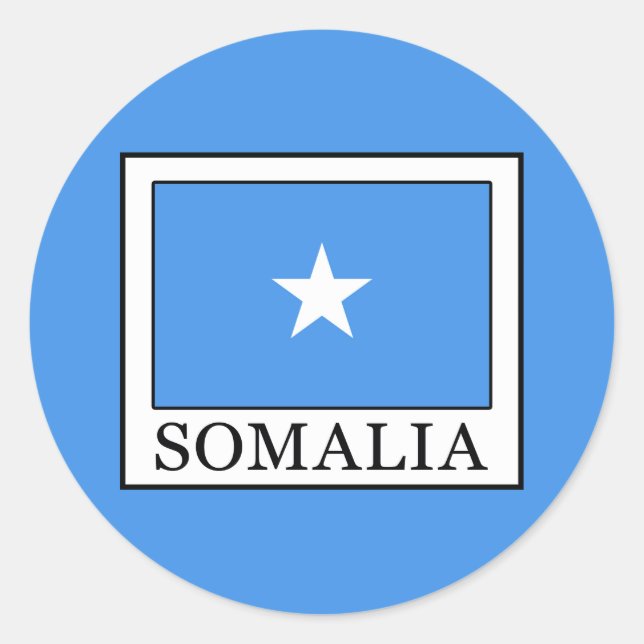 Somalia Classic Round Sticker (Front)