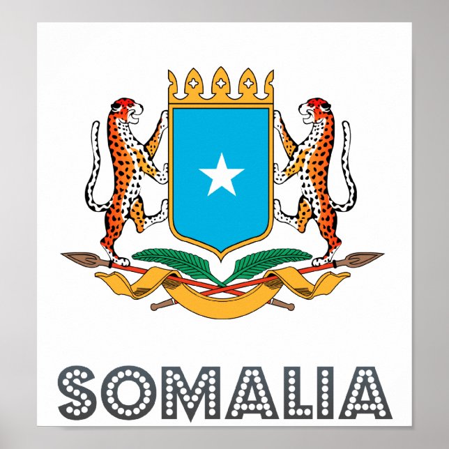 Somalia Coat of Arms Poster (Front)