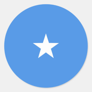 Somalia Fisheye Flag Sticker