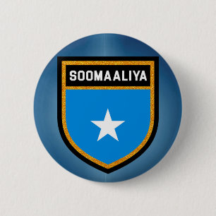 Somalia Flag 6 Cm Round Badge