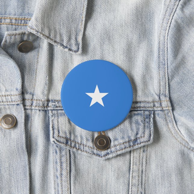 Somalia flag 7.5 cm round badge (In Situ)