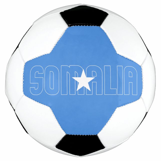 Somalia Flag Adorable Patriotic Soccer Ball (Front)