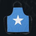 Somalia Flag Apron<br><div class="desc">Patriotic flag of Somalia.</div>