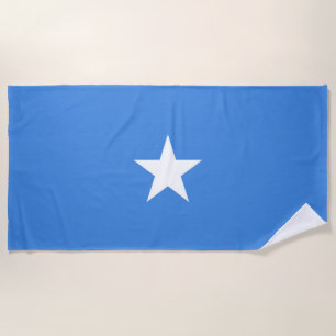 Somalia flag beach towel