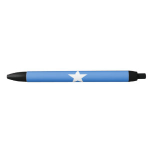 Somalia flag black ink pen