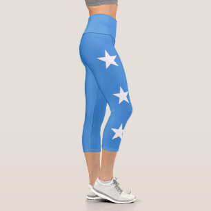 Somalia Flag Capri Leggings