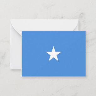 Somalia flag card