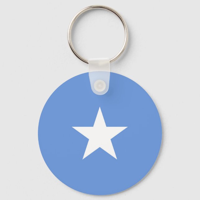 Somalia Flag Emblem Key Ring (Front)