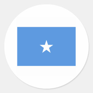 Somalia FLAG International Classic Round Sticker