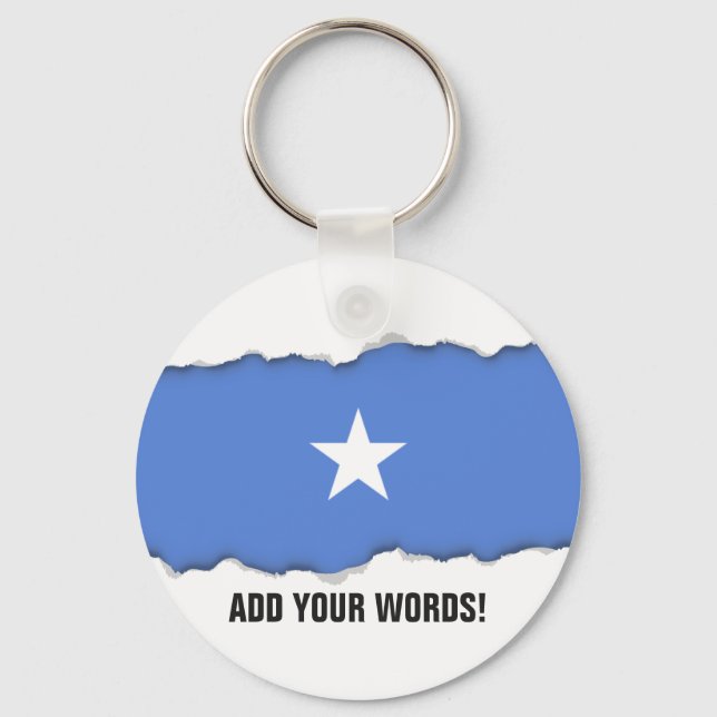 Somalia Flag Key Ring (Front)