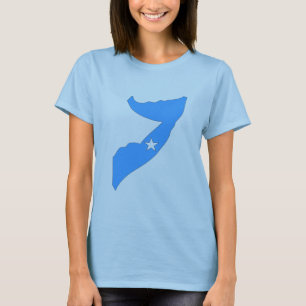 Somalia flag map T-Shirt