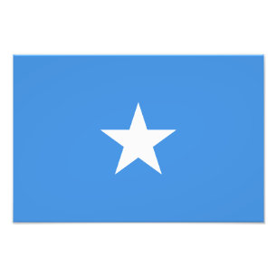 Somalia Flag Photo Print