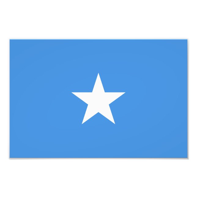 Somalia Flag Photo Print (Front)