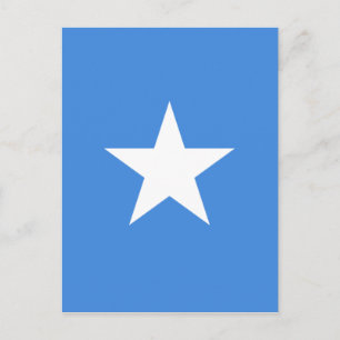 somalia flag postcard