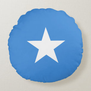 Somalia Flag Round Cushion