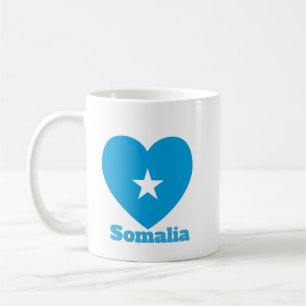 Somalia Heart Flag  Coffee Mug