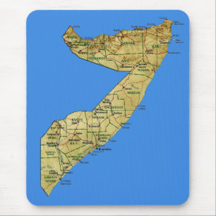 Somalia Map Mousepad