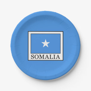 Somalia Paper Plate
