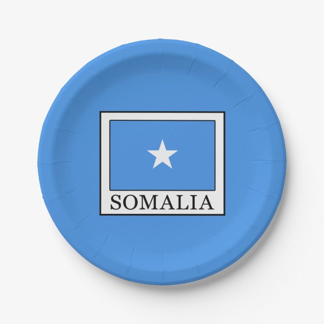 Somalia Paper Plate (Front)