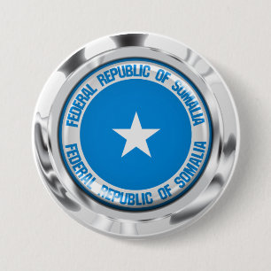 Somalia Round Emblem 7.5 Cm Round Badge