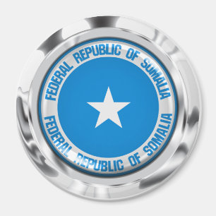 Somalia Round Emblem Magnet