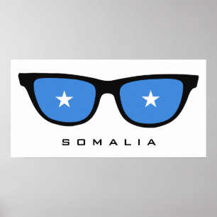 Somalia Shades custom text & colour poster