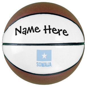 Somalia Somali Flag Black Personalisation Basketball