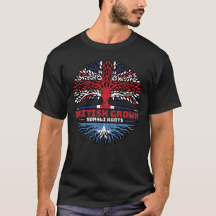 Somalia Somali Uk United Kingdom British Tree T-Shirt