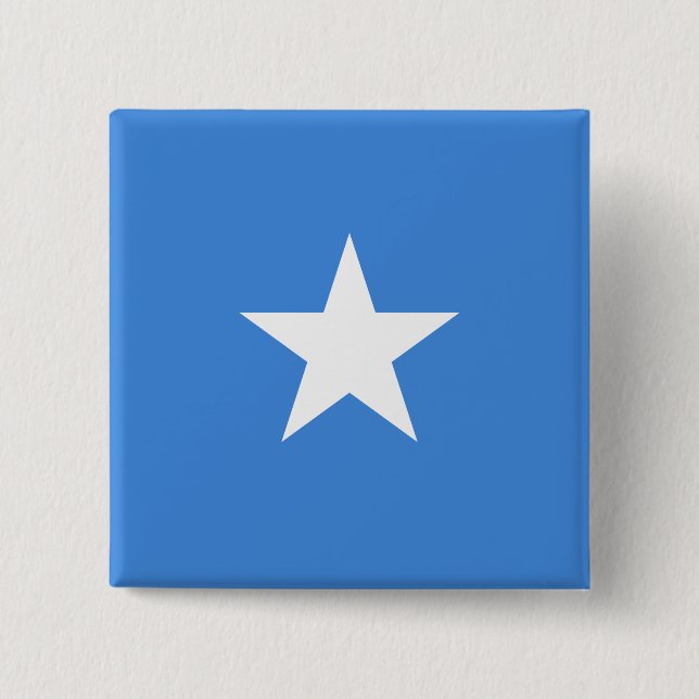 Somalia (Somalian) Flag 15 Cm Square Badge (Front)
