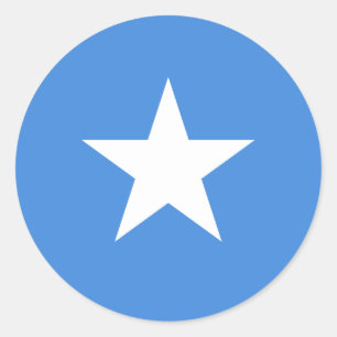 Somalia (Somalian) Flag Classic Round Sticker