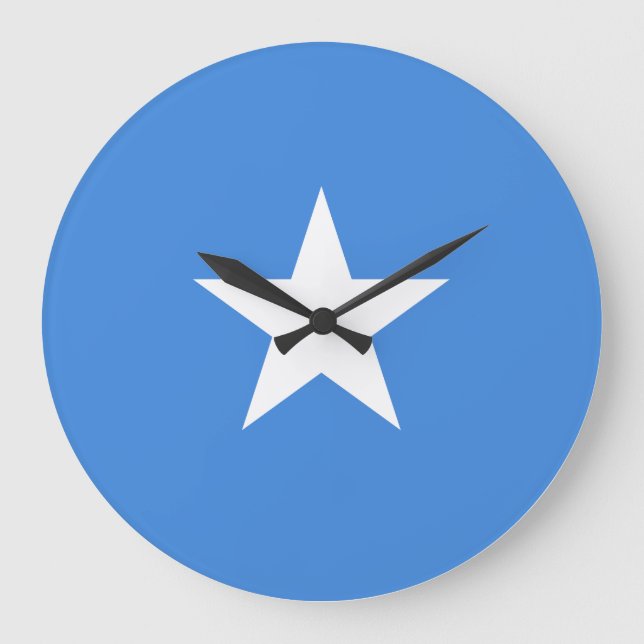 Somalia (Somalian) Flag Large Clock (Front)