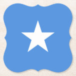 Somalia (Somalian) Flag Paper Coaster<br><div class="desc">Customisable World Flag Products - Please feel free to add your own text.</div>
