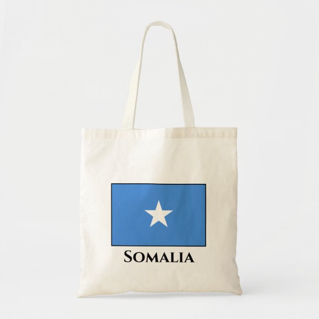Somalia (Somalian) Flag Tote Bag (Front)