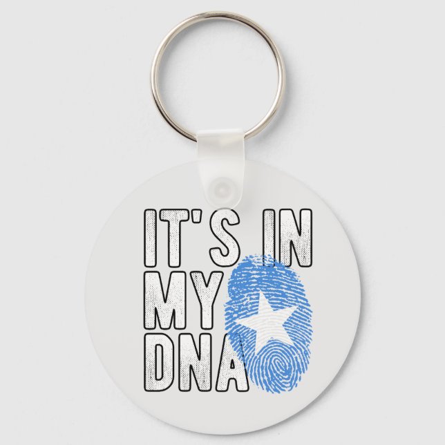Somalian Somalia Flag Keychain (Front)
