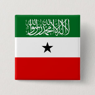 Somaliland Flag 15 Cm Square Badge