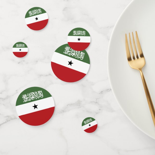 Somaliland flag confetti (Group)
