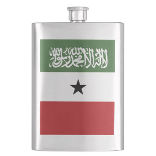 Somaliland flag hip flask