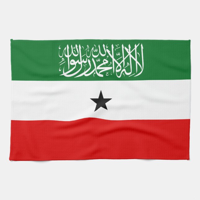 Somaliland Flag Tea Towel (Horizontal)