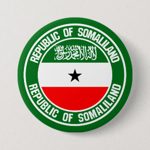 Somaliland Round Emblem 7.5 Cm Round Badge