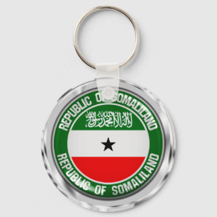 Somaliland Round Emblem Key Ring