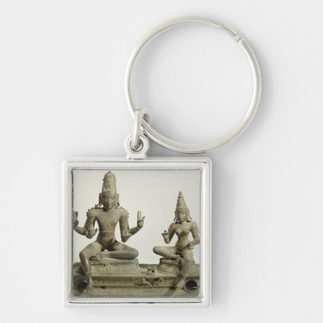 Somaskanda, Chola, Tamil Nadu (bronze) Key Ring (Front)