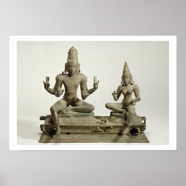 Somaskanda, Chola, Tamil Nadu (bronze) Poster (Front)