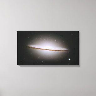 Sombrero galaxy canvas print