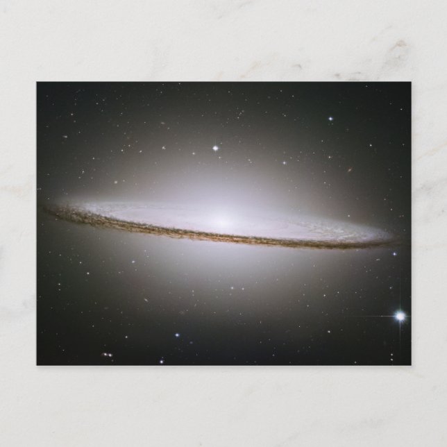 Sombrero Galaxy (Hubble Telescope) Postcard (Front)