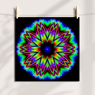 Sombrero Galaxy Mandala Poster