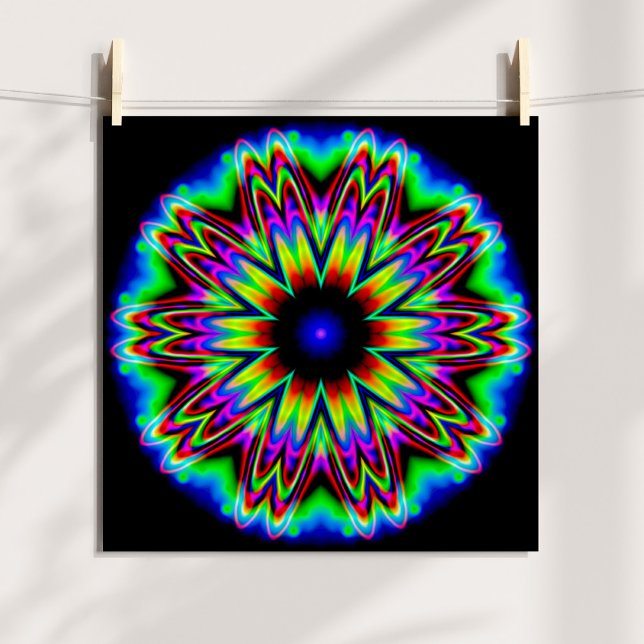 Sombrero Galaxy Mandala Poster (Sombrero Galaxy Mandala Poster)