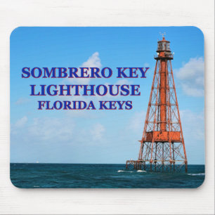 Sombrero Key Lighthouse, Florida Keys Mousepad